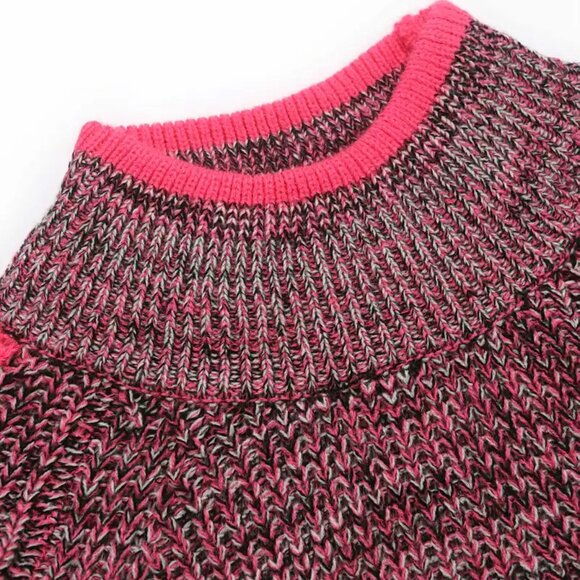 Highlighter Pink Knit Pullover - Picture 4 of 5